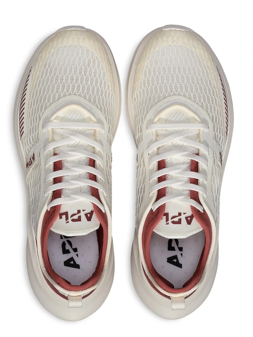 *NEW* APL Women's Euphoria Mesh Running Sneakers in Ivory/Bordeax, Size 11